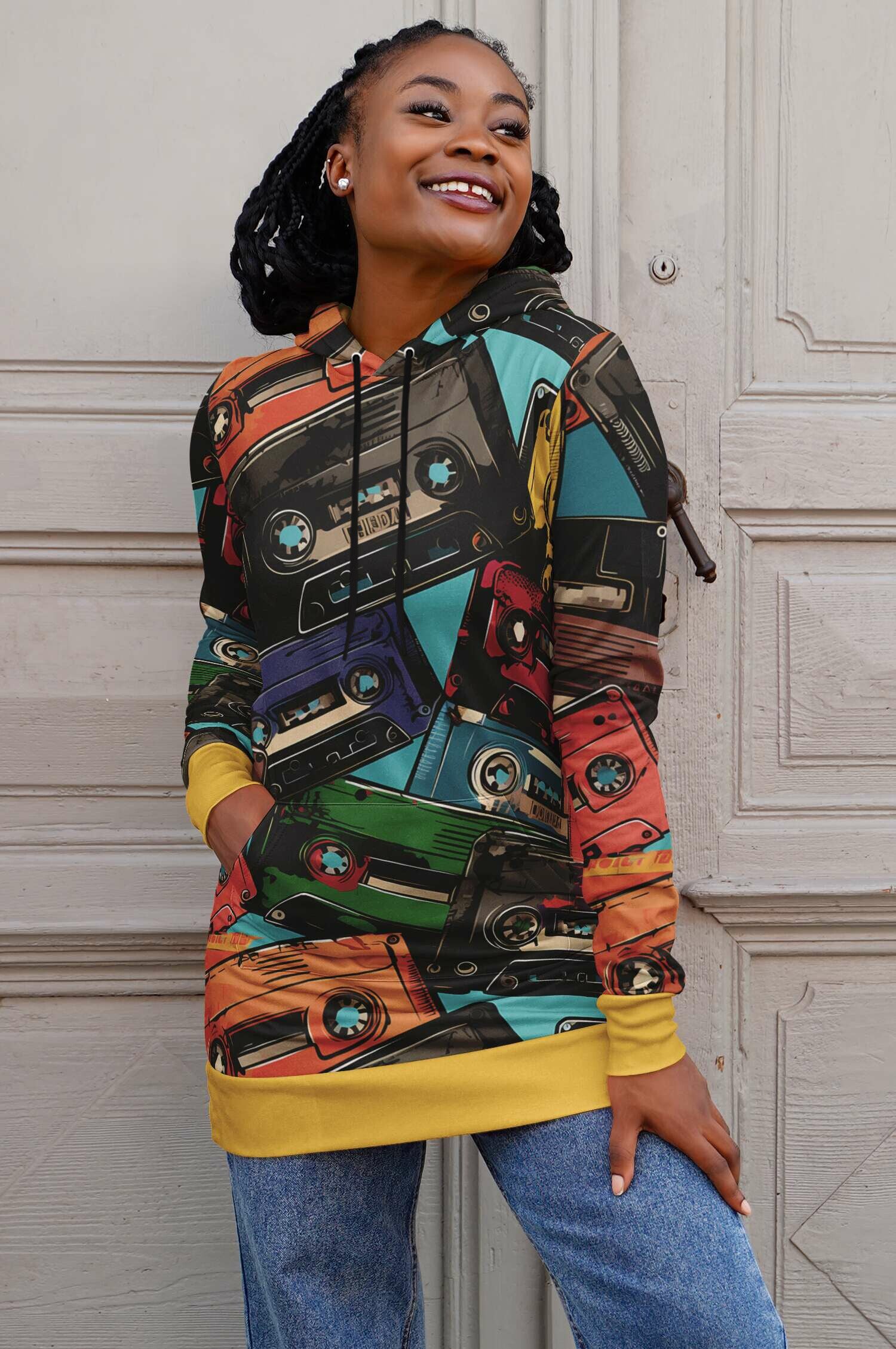 Music Fan - Hooded Dress – Artsignia