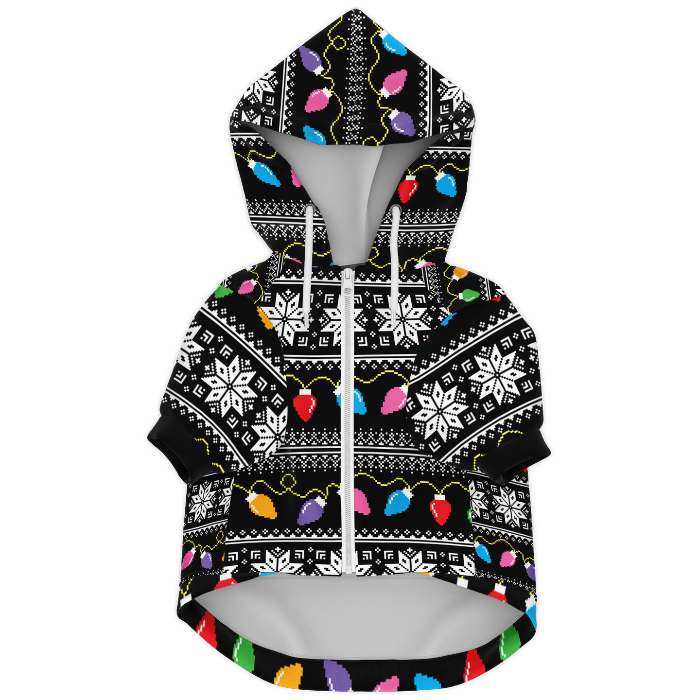 Xmas lights Dog Hoodie