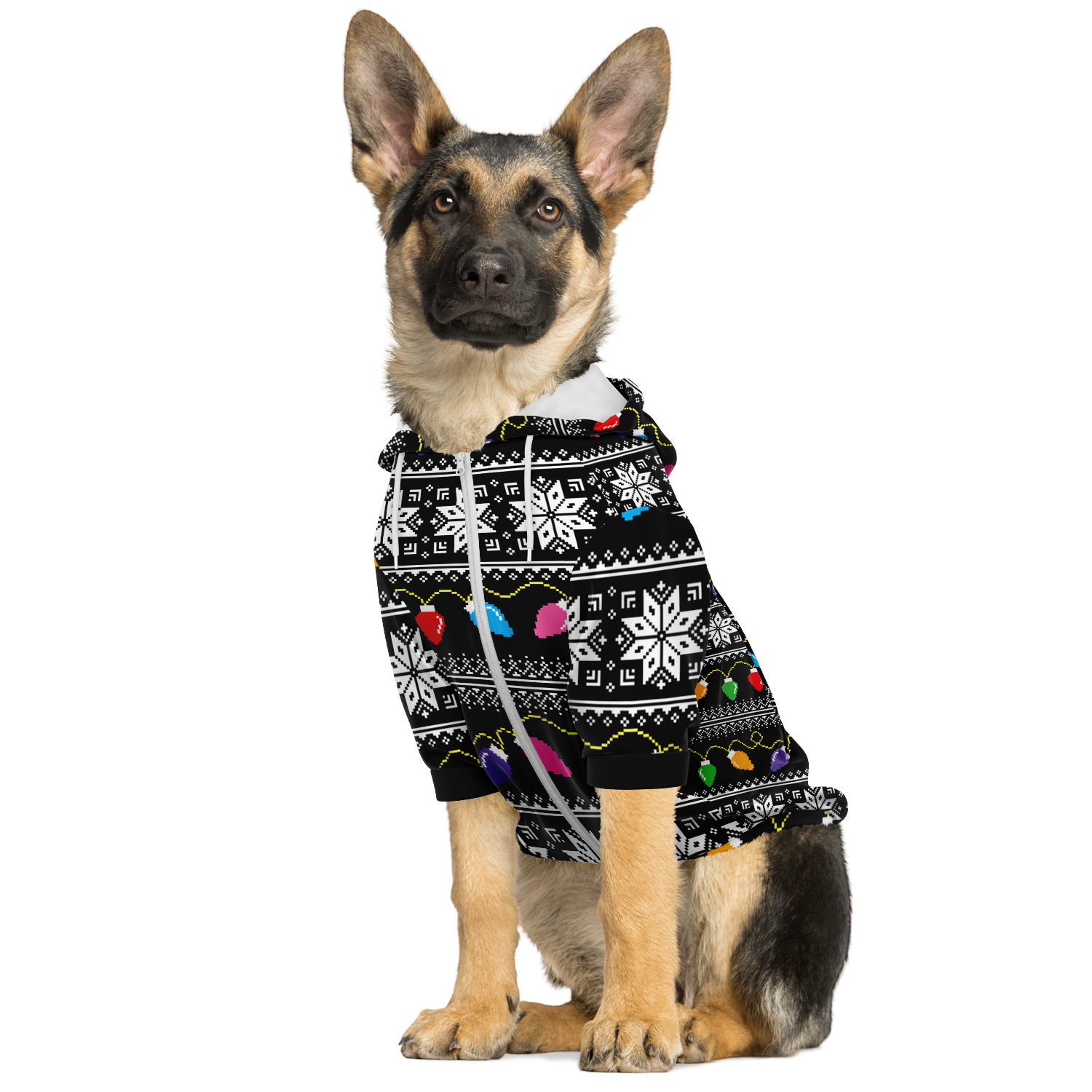 Xmas lights Dog Hoodie