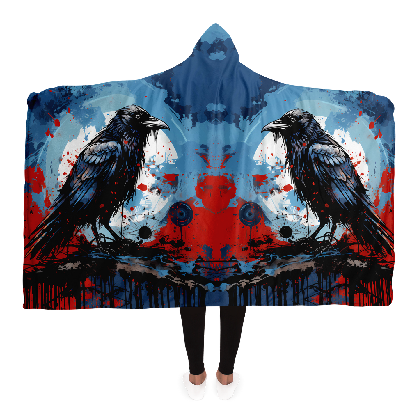 Crows Delight - Hooded Blanket