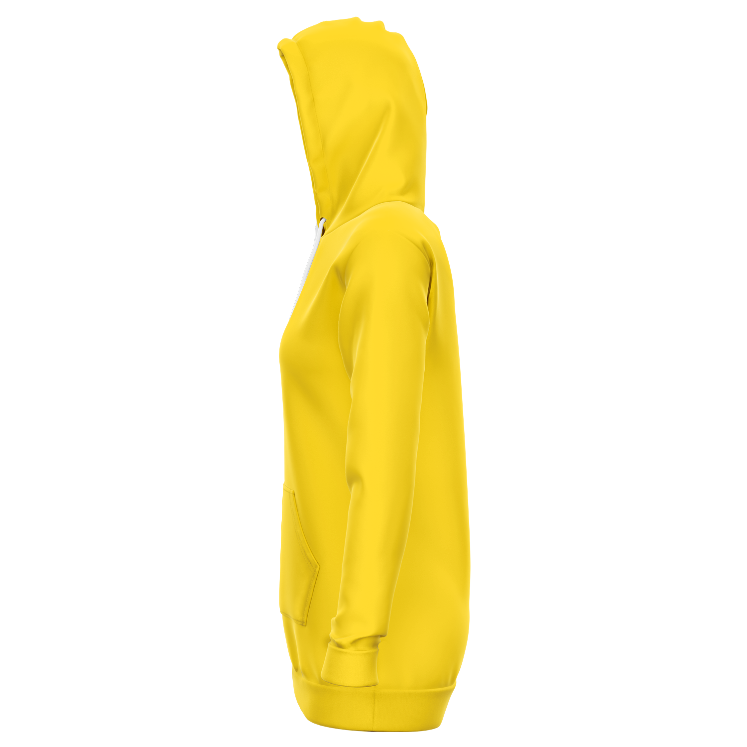 Lemon Yellow - Hooded Dress