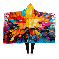 Paint Vibez - Hooded Blanket