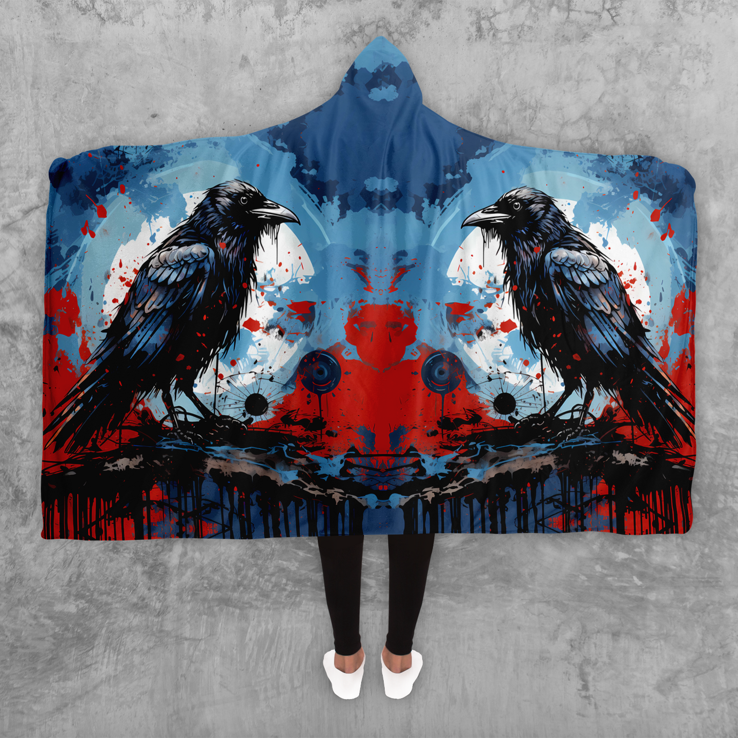 Crows Delight - Hooded Blanket