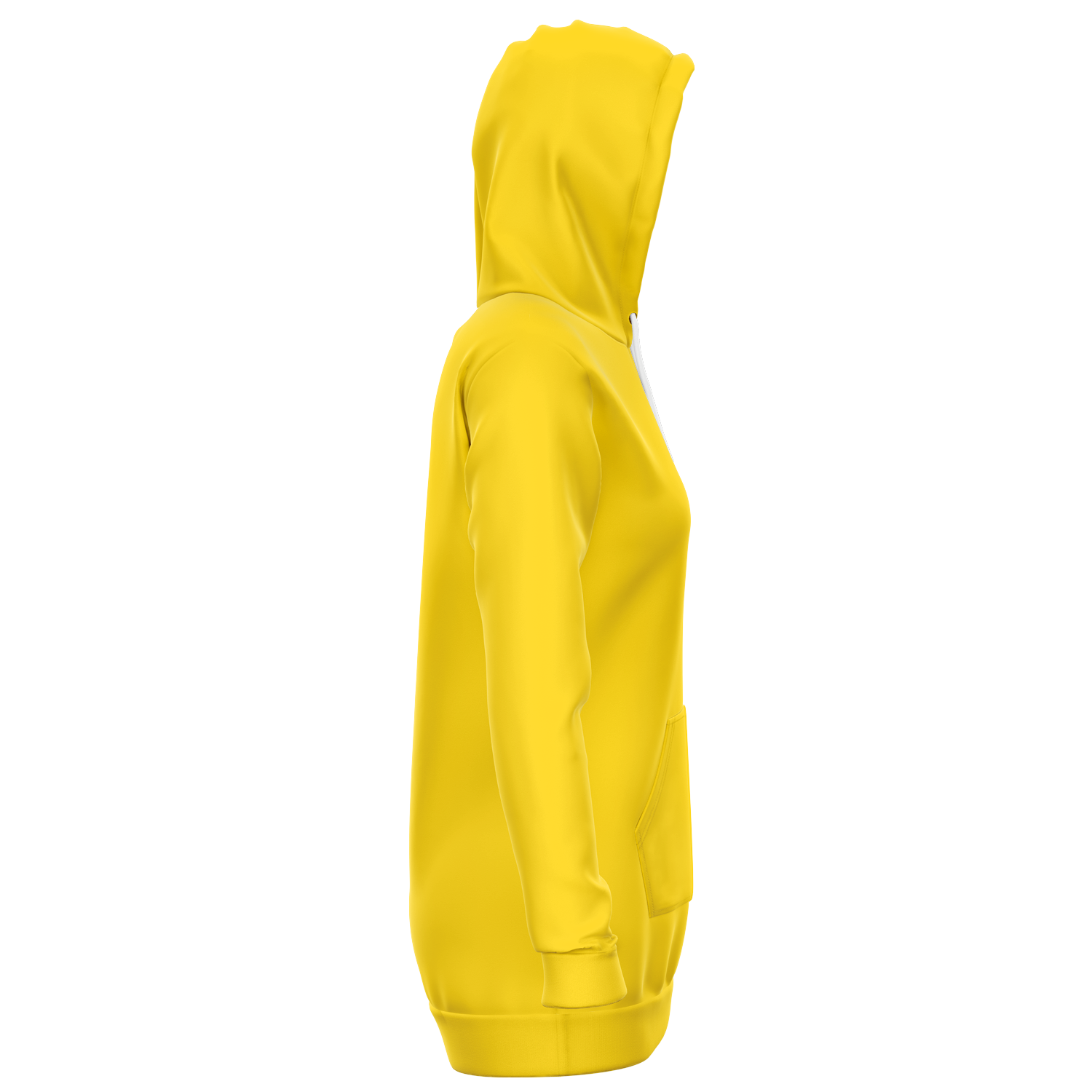 Lemon Yellow - Hooded Dress