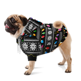 Xmas lights Dog Hoodie